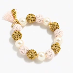 J.crew crochet bead bracelet